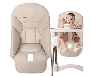 Seantie ??????? ?? ?????? ????? en Cuir PU épais pour Chaise Haute, léger et Respirant, Doux et Confortable, pour Baoneo, Kosmic Jané, Peg Perego