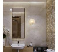 Searchlight Applique murale Shell, dimmable, blanc, Salle de bain, Verre, Applique Murale