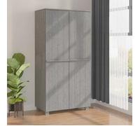""Seasonal Sale""Suport vêtements 1 PC - SWEETY - Garde-robe moderne - HAMAR Gris clair 89x50x180cm - bois massif de pin,162149