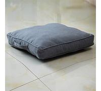 Seat Bo Cush Pad Coussin carré épais pour bureau, jardin, terrasse et balcon, table de balcon, fauteuil - 45 x 45 cm - Gris foncé