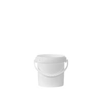 Seau 1 l, plastique PP, blanc