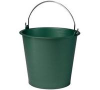 Seau, 13 litres, plastique, vert