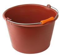 Seau 16l Plastique Rouge Evase Anse 5,3 P.Plastique Mondelin - 341032