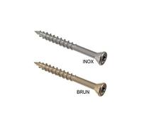Seau 500 Vis terrasse tête fraisée 5 x 60 inox A2 Torx 25 + 1 embout Torx bois dur ACTON - 623265X60SEAU