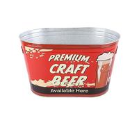 Seau à bière de grande capacité, seau à glace ovale élégant pour Bar et barbecue (Premium Craft Beer Small Type)