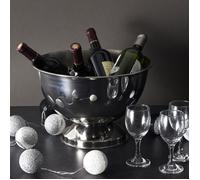 Cook Concept – Seau à bouteilles KA4935 – Acier inoxydable pour champagne 36×36×36 cm – Gris argent