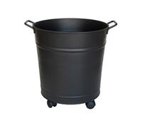 Seau à bûches avec roulettes 55l Guillouard 080664