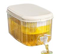 Seau à Bulles Froides avec passoire, Refroidisseur de Boissons domestiques de 5,5 l | Récipient d'eau Domestique,Boisson de récipient de Bureau de pour des Cocktails, des jus, du thé, du thé de