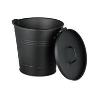 Relaxdays Seau à cendres 19 litres avec couvercle