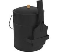 Seau à cendres 15 L avec pelle et couvercle G