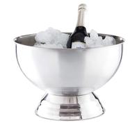 Seau à champagne Acier inoxydable - Ø 36,5 cm - 11 litres - Argenté - Pour bouteilles et glaçons