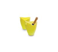 Seau à champagne de couleur jaune citron