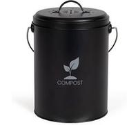 LIVOO Seau à compost de cuisine MES154N 6 L Noir