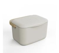 Seau à compost rectangulaire 4.5l crème - 40-NBA314 - PEBBLY