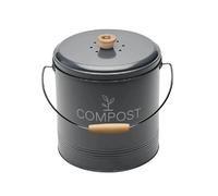 Seau À Compost Rond 8l Gris - 040615