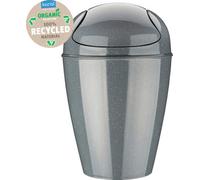 Seau à couvercle basculant 12l DEL M gris foncé