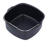 Seau à Gâteau Panier à Gâteau Fournitures de Cuisson Accessoires de Friteuse à Air Moule à Gâteau carré Moule à Gâteau Friteuse en Fer Moule à Gâteau Baril à Gâteau Accessoires