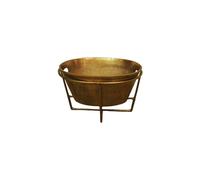 Seau à glace en aluminium cuivre, ovale, pour champagne - Chehoma, Ovale - 53x38x34 cm