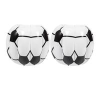 Seau à Glace Gonflable Football PVC pour Fête D'été Extérieur | Garde Boissons Fraîches, Contient des Cubes de Glace, Décoratif et Créatif, pour Soirées D'été Plein Air