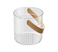 Seau À Glace - Plastique PET De Haute Qualité, Design Portable Élégant | À Bière, Vin Et Champagne De Grande Capacité Avec Poignée, Fournitures De Bar Intérieure Et Extérieure, Refroidisseur