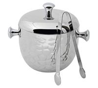Seau à glaçons Rico, diamètre 16 cm, capacité 1,5 L, en acier inoxydable