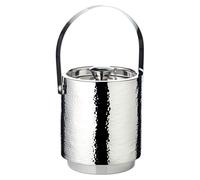 Seau à glaçons Seattle, 16 cm, en acier inoxydable, avec couvercle et pince