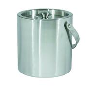 Seau à Glaçons Thermo Acier Chromé-Nickel 2,5L Double Paroi Isolation