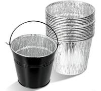 Seau à Graisse Acier + 10 Douilles pour Traeger Pro(box-packed) | Acier pour robuste, 10 douilles incluses, compatible pour traeger Pro, pour facile à vider, usage extérieur