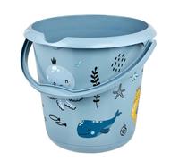 Seau à peinture - Keeeper - Ilvie Sealife - 10 litres - Gris cristal transparent - Intérieur