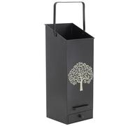 Seau à pellets en métal motif Arbre
