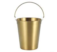 Seau à pour champagne Bar Fêtes Anniversaires Design Élégant(1.8L) | Acier 304 pour premium, confortable, finition dorée, résistant à l'usure, pour idéal bar et maison