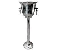 Seau à vin / à champagne de luxe massif avec support en laiton Solid Design H 69, cm L 23 cm de la maison Casa Padrino