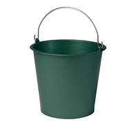 Seau Agricole 10 L - en Plastique avec Anse Métal - Ø 28 x H 24,5 cm - Vert