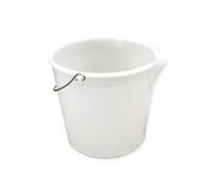 seau blanc 14 l sans couvercle + tulle
