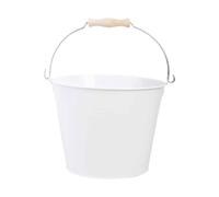 Seau blanc en zinc