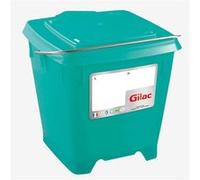 Seau carré HACCP + couvercle étanche - Vert - 12 L
