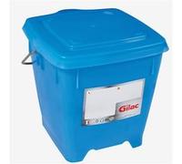 Seau Carré HACCP 12 L et Couvercle Etanche Gilac