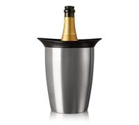 Seau Champagne Cooler Elegant Acier Brossé