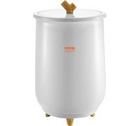 Seau chauffe-serviettes 20 L avec minuterie à LED et réglage de la température, gris