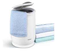 Seau chauffe-serviettes COSTWAY 21L, sèche-serviettes avec minuterie 20-90 min & mode de séchage 2-5H, chauffe-plafond électrique, chauffe-serviettes