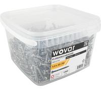 Seau d'avantage Vis de terrasse acier inoxydable 410 5,0 x 50 mm Torx 25 filetage partiel - 1000 pièces