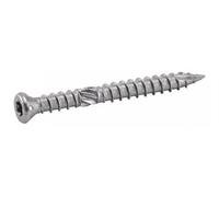 Acton Vis pour terrasse TF 5x70 inox A2 double filet, tête fraisée réduite, Seau de 300