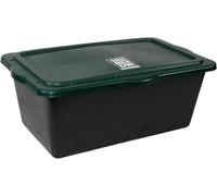 Seau de 90 litres pour mortier avec couvercle - Récipient robuste pour le mélange de mortier, de béton et de matériaux de construction | Durable, empilable et respectueux de l'environnement | Fabriqué