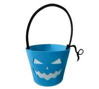 Seau De Bonbons D'Halloween - Seau D'éclairage Goody Pour Enfants | Fourre-tout Sacs En Feutre Lumineux Fluorescent | Maquillage Ou Traiter Candy Sacs Pour Snack Chocolats Goodies Party Decorations