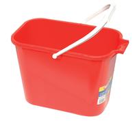 Seau rectangulaire rouge mery 12 litres - THOMAS - Les seaux
