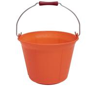 Seau de maçonnerie - VINMER - 11L - Orange fluo - Plastique