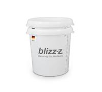 Seau de mélange blizz-z gradué en litres - 32 L - 2 pièces | Semi-Transparent, avec échelle graduée - pour liquides et poudres - Made in Germany