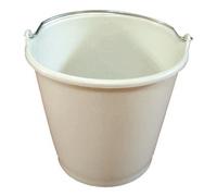 Seau de ménage gradué - 16 L - blanc pailleté