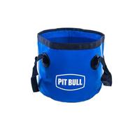 Seau de Plombier étanche de 11 L - Pliable, Robuste, Base renforcée - Récipient d'eau Durable pour plomberie, Bricolage, Nettoyage de Voiture et Utilisation en extérieur, Bleu
