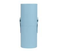 Seau de Rangement de Voyage pour Pinceaux de Maquillage en PU Bleu | Design Simple, Boîte de Rangement pour Maquillage, Usage Maison et Voyage, Capacité Suffisante